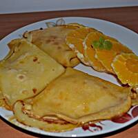 Pomarańczowe naleśniki Suzette