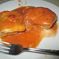 Ryba  w sosie pomidorowym