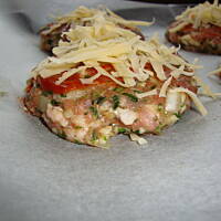 Placuszki mielone ze szpinakiem z piekarnika