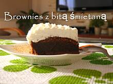 Fot. Weron!ka, Brownies z bitą śmietaną