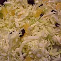 Pekinka z pomarańczą i suszoną żurawiną