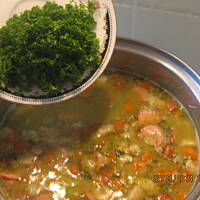 Grochówka  " Zielono mi "  -  pyszna i syta