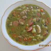 Grochówka  " Zielono mi "  -  pyszna i syta