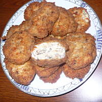 Kotleciki drobiowe mielone faszerowane pycha !!!