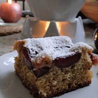 Szybkie ciacho ze śliwkami z kompotu