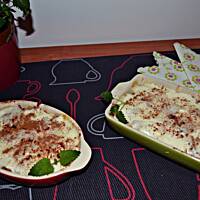 Ryż zapiekany z jabłkami i śmietaną