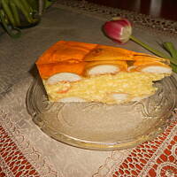 Torcik jabłkowy bez pieczenia