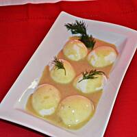 Jajka w sosie musztardowym