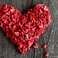 serduszkowa posypka...