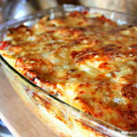 Kebabowa zapiekanka makaronowa