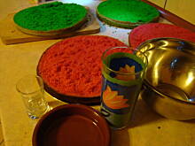 Fot. Wróbelek, tort szachownica