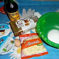 Kruche ciasto z mascarpone, ricotta i migdalami