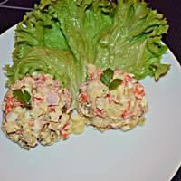 Sałatka jarzynowa z szynką