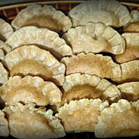 Pierogi z mąki pełnoziarnistej z kaszą jaglaną