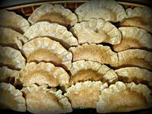 Fot. oczko, Pierogi z mąki pełnoziarnistej z kaszą jaglaną