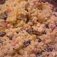 Sałatka nr 1 (udka z brzoskwinią i makaronem)