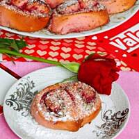 Walentynkowe drożdżówki