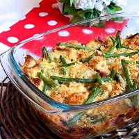 Zapiekanka "chlebowo - parówkowa fasolanka"