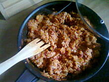 Fot. carolotta, szybkie risotto z rybą (jak paprykarz)