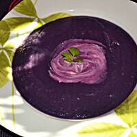 Krem z czerwonej kapusty