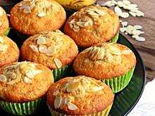 Fot. Mloda, Muffiny bananowe z migdałami