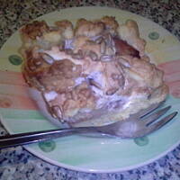 Placek z jabłkami i ziarnami słonecznika