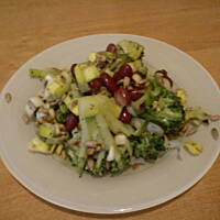 Czerwono-zielona sałatka