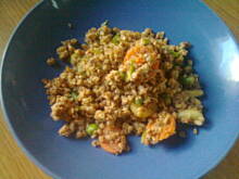 Fot. carolotta, Kasza gryczana z warzywami i jajecznicą