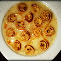 Gruszkowo-budyniowa zupa z ananasową nutą