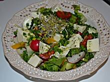 Fot. Duusiak, Sałatka z mozzarellą