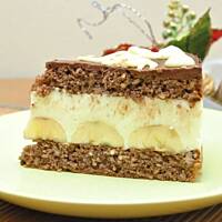 Tort czekoladowo - bananowy