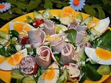 Fot. makusia, Lekka sałatka z szynką