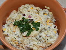 Fot. iwciaG, Sałatka Ziemniaczana z Kukurydzą