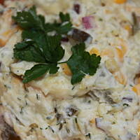 Sałatka Ziemniaczana z Kukurydzą