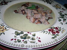 Fot. pwyso, krem z brokułów i groszku