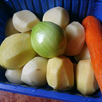 Pieczarkowy z placuszkami