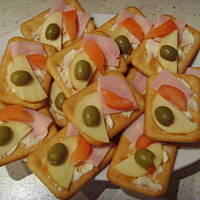 Kanapki na krakersach - pyszne