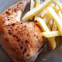 Udka z kurczaka pieczone w kombiwarze