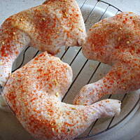 Udka z kurczaka pieczone w kombiwarze