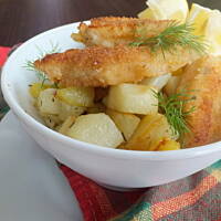 Ryba w chrzanowej panierce