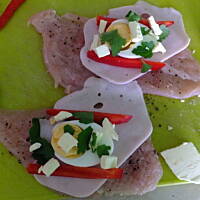 Roladki drobiowe z jajkiem