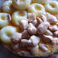 Gulasz indyczy w śmietanowym sosie