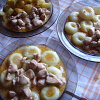 Gulasz indyczy w śmietanowym sosie