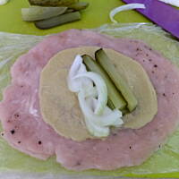 roladki drobiowe musztarowo-ogórkowe