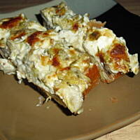 Chlebek wloski zapiekany z karczochami