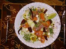 Fot. Lamka1, wędzony łosoś  na kolacje