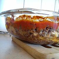 Kasza gryczana zapiekana z kurczakiem