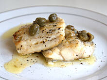 Fot. Barb82, Wspaniała ryba w sosie maślanym z kaparami