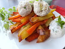 Fot. punkrock, pulpeciki drobiowe na frytkach warzywnych