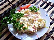 Fot. neliada, Sałatka ziemniaczana z paryką i ogórkiem kiszonym